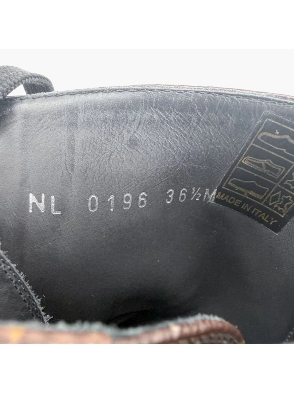 Louis Vuitton Ranger Wonderland Combat Boots Brown LV Size 36.5 US 6.5 Women’s
